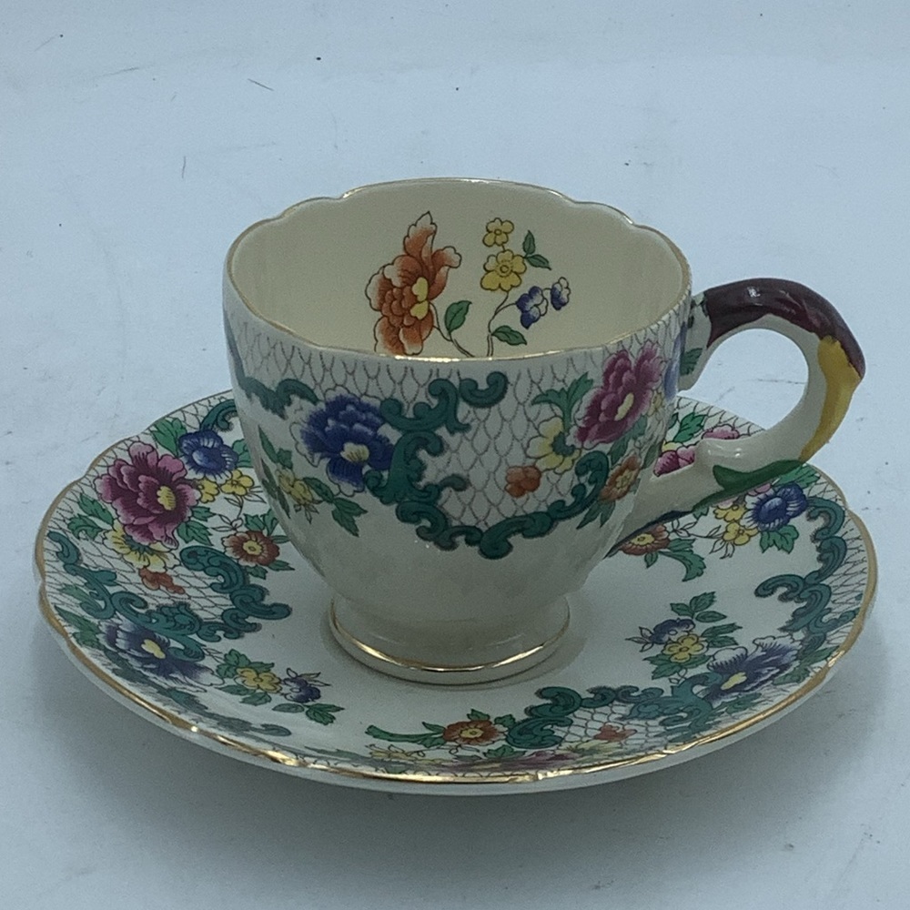 Vintage Royal Cauldon Victoria Demitasse Cup and Saucer